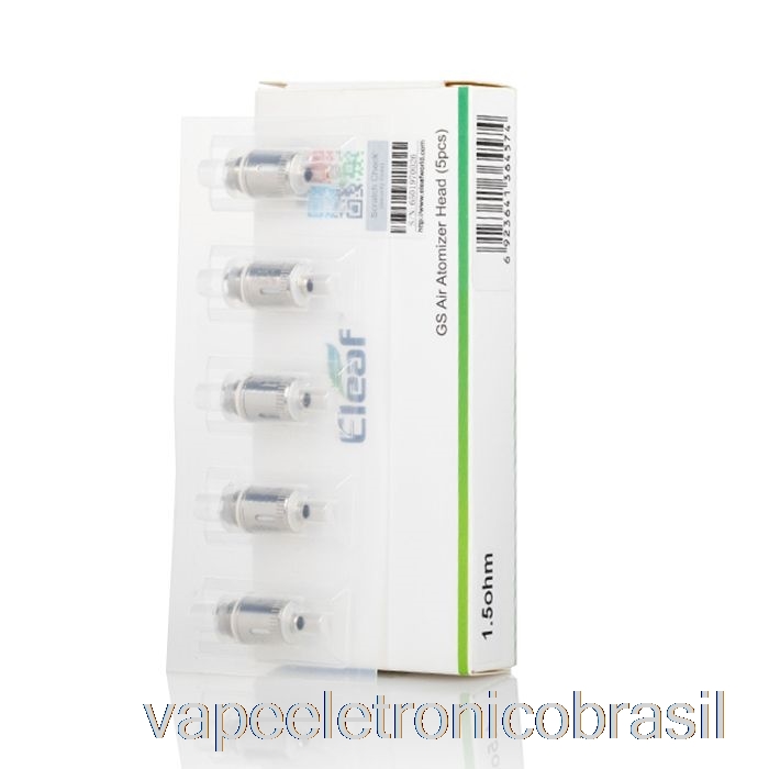 Bobinas De Substituição De Ar Vape Eletronico Eleaf Gs Bobinas De 1,5 Ohm